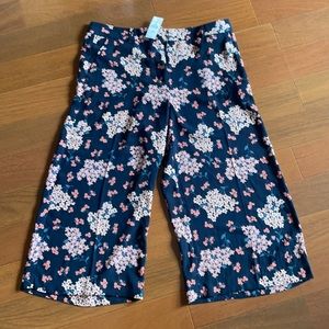 Women’s LOFT wide leg cropped NWT 10p